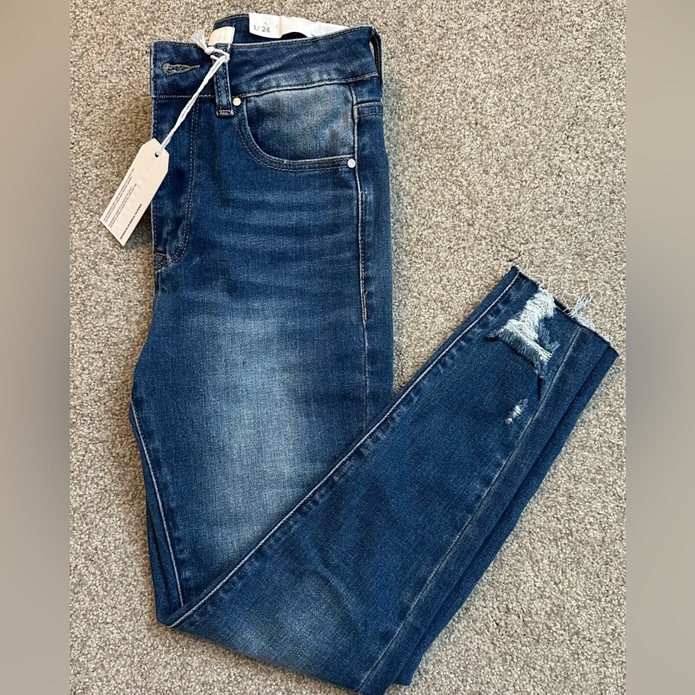 Petra Fashions Blue Skinny Jeans